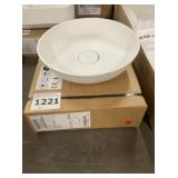 16' Diameter Round Vessel Sink In White x2