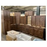 15pc.Silvercreek Rustic Hickory 36' Kitchen