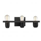 Ashley 3-Bulb Vanity Light in Black x 4