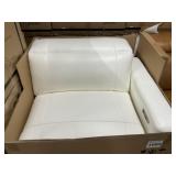 Pleather chair to Sectional in White