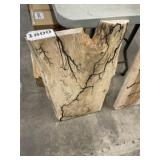 27-1/2' x 16' Live Edge Lichtenburg Burnt Oak Slab