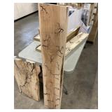 52-1/2' x 9-1/2' Lichtenburg Burnt Cherry Slab