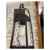 Quoizelï¿½ 1-Bulb Wall Lantern in Black x 2