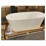 65' x 29' White Freestanding Bathtub