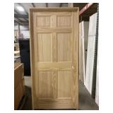32' x 80' LH 6-Panel Pine Interior Door