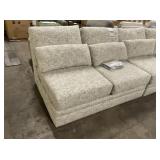 2-Cushion Armless Loveseat in Boston Oyst