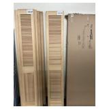 (2) 14' Pine French Door Slabs