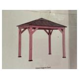 9' x 9' Cedar Framed Gazebo W/ Steel Roof