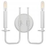 (16ct.) Ashley 2-Bulb Wall Sconce in Nickel