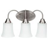 SeaGullï¿½ 3-Bulb Vanity Light in Nickel