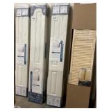 24' 2-Panel Arch Top Bi-Fold Door x 2