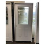 36' x 80' RH Steel HV Deco Glass Exterior Door