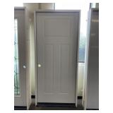 36' x 80' RH Steel Craftsman Style Exterior Door