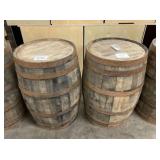 55 Gallon Oak Bourbon Barrel x 2