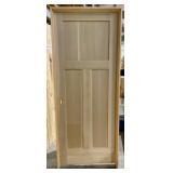 28' x 80' RH Poplar 3-Panel Interior Door