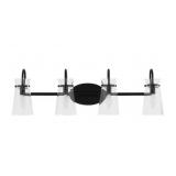 Hampton Bayï¿½ 4-Bulb Vanity Light in Black