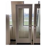 32' x 80' LH Steel Full-View Exterior Door