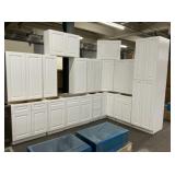 15pc. Silvercreek Aspen White 42' Kitchen