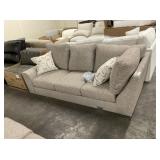 3-Cushion Couch w/ Throw Pillows
