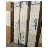 24' 2-Panel Arch Top Bi-Fold Door x 2