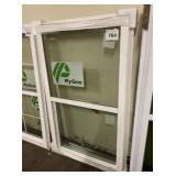 3' x 5' White Vinyl Single Hung Window