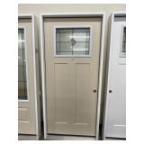 36' x 80' LH Fiberglass Craftsman Style Ext. Door