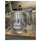 5 Gallon Stainless Steel Bucket x 2