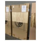 6' Hevea Butcher Block Island Countertop