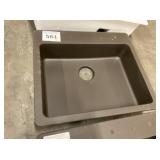 25' Brown Single-Bowl Composite Sink
