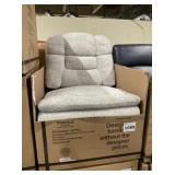 Armless Chair to Sectional in Gray
