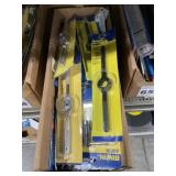 Box Lot- Assorted Sizes Dies & Handles