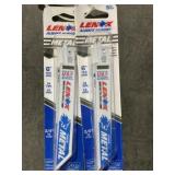 Lenox 5Pack 6" 14T Reciprocating Blades x2