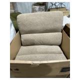 Armless Dual-Powered Recliner in Mason Sand