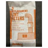 Bag of Replacement Lint Filters for One Money
