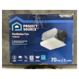 Project Source Ventilation Fan in White