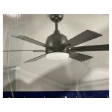 48" 6-Blade Ceiling Fan in Matte Black Finish