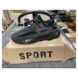 11-1/2"L Sport Tennis Shoes in Black