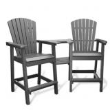 Sequoia® Tall Adirondack Chair Set with Tray