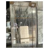 40" x 80" Gold Framed/Grided Mirror