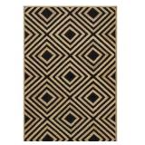 9Ft x 12Ft Black/Brown Indoor Area Rug
