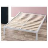 RTA Simple Full-Size Bed Frame in White