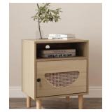 19" x 20" Side Table in Natural Wood