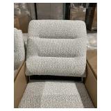 Single Seat Armless Chair in Orlando Gray