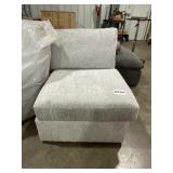 Armless Single Seat Chair in Collin Gray