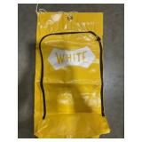 Box of (6) Cinchable Tarp Bags in Yellow