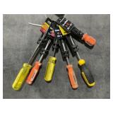 Mix Lot Of Screw Drivers x6