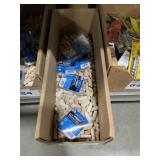 Box Lot- Wooden Dowel Pins & More