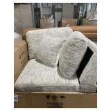 Single Seat Corner Wedge Chair in Fabulous Beige