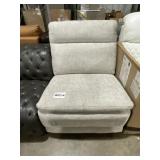 Single Seat Armless Chair in Majestic Stone