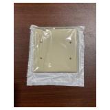 Leviton® 25Pk Ivory 2-Gang Blank Wall Plates